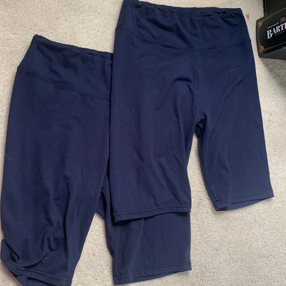 2 pairs Navy Blue shorts